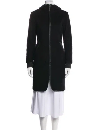 Pre-owned Mackage Wool Coat In Black