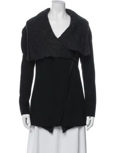 Pre-owned Mackage Wool Coat In Black