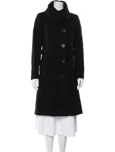 Pre-owned Mackage Wool Coat In Black