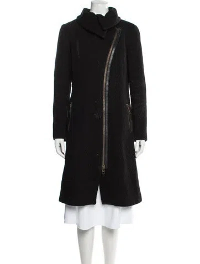 Pre-owned Mackage Wool Coat In Black