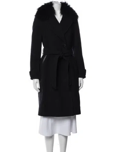Pre-owned Mackage Wool Coat In Black