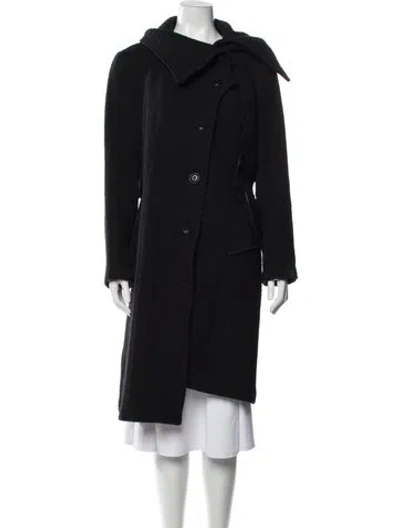 Pre-owned Mackage Wool Coat In Black