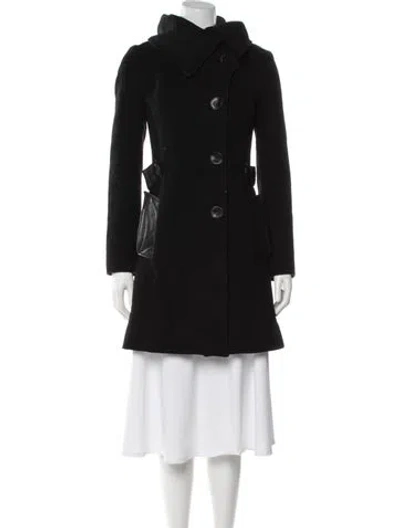 Pre-owned Mackage Wool Coat In Black
