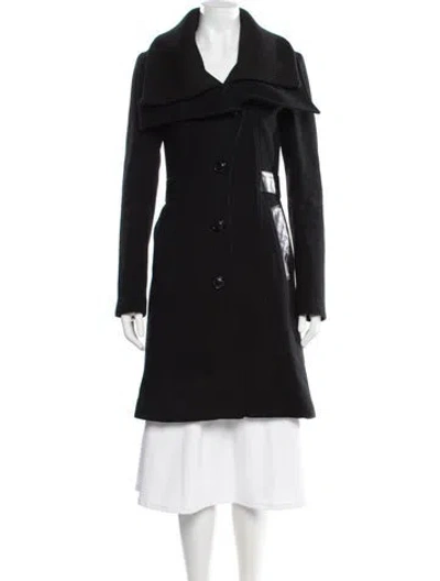 Pre-owned Mackage Wool Coat In Black