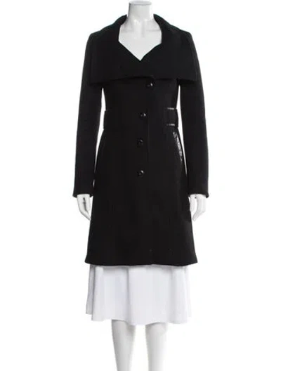 Pre-owned Mackage Wool Coat In Black