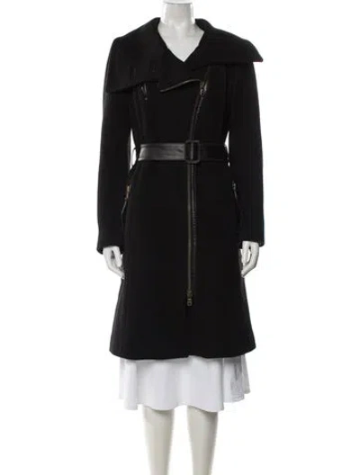 Pre-owned Mackage Wool Coat In Black