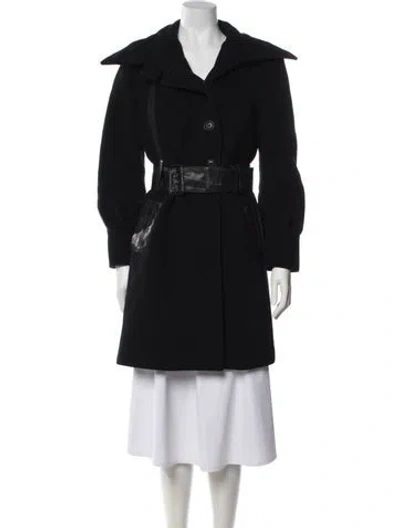 Pre-owned Mackage Wool Coat In Black