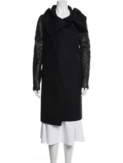 Pre-owned Mackage Wool Coat In Black