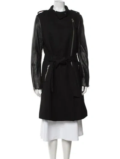 Pre-owned Mackage Wool Coat In Black