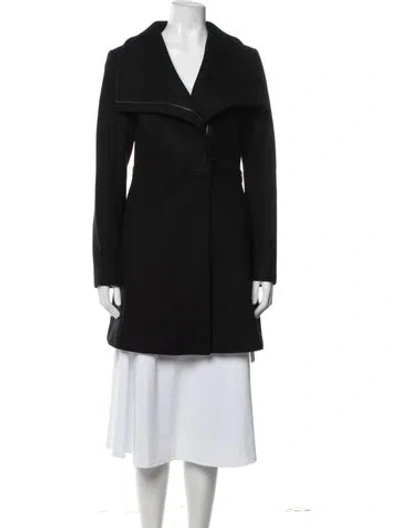 Pre-owned Mackage Wool Coat In Black