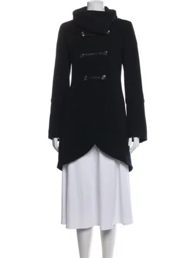 Pre-owned Mackage Wool Coat In Black