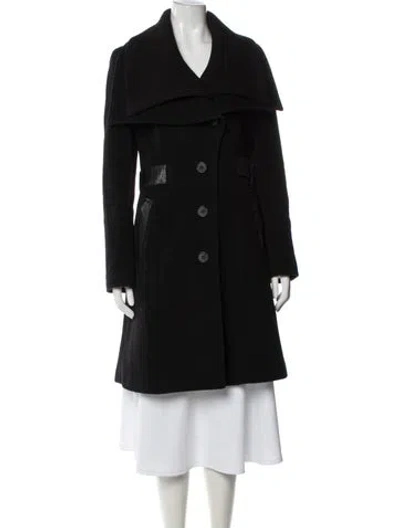 Pre-owned Mackage Wool Coat In Black