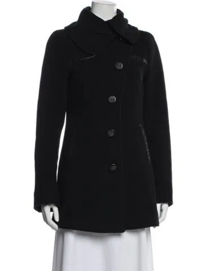 Pre-owned Mackage Wool Coat In Black