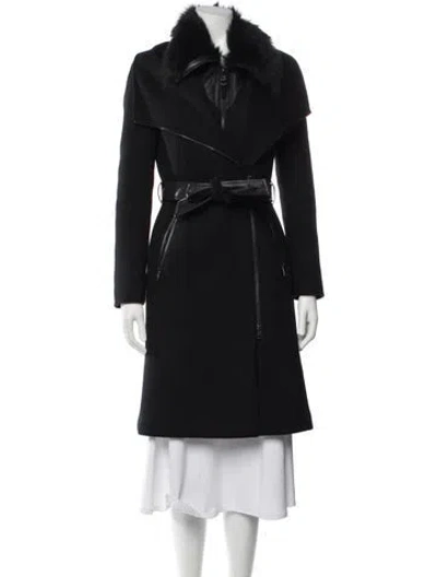 Pre-owned Mackage Wool Coat In Black