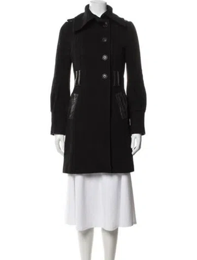 Pre-owned Mackage Wool Coat In Black