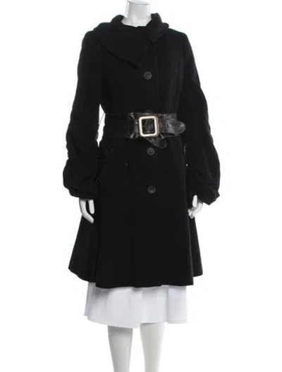 Pre-owned Mackage Wool Coat In Black
