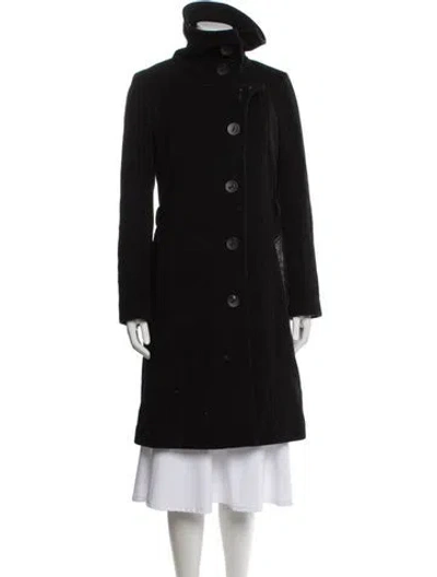 Pre-owned Mackage Wool Coat In Black