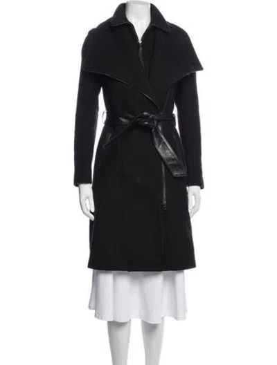 Pre-owned Mackage Wool Coat In Black