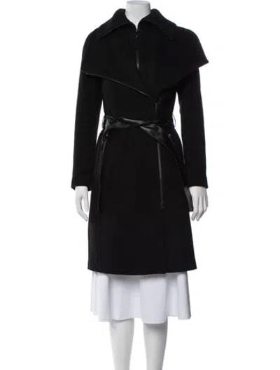 Pre-owned Mackage Wool Coat In Black