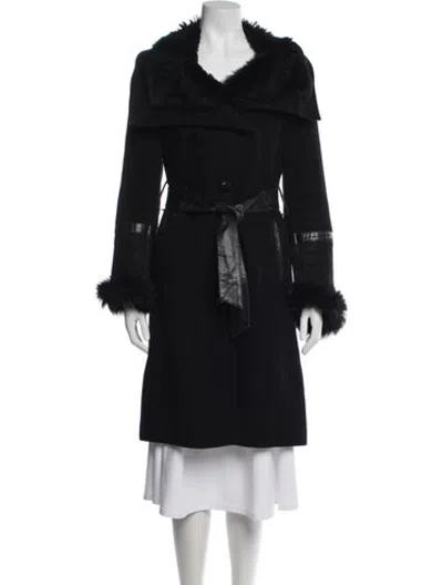 Pre-owned Mackage Wool Coat In Black