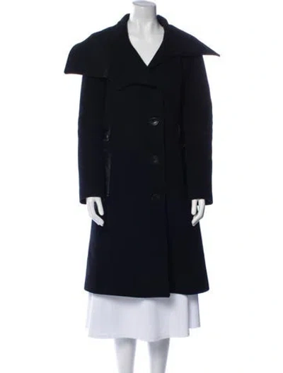 Pre-owned Mackage Wool Coat In Blue