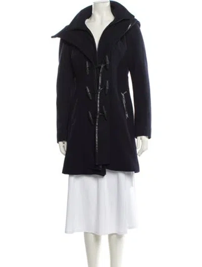 Pre-owned Mackage Wool Coat In Blue