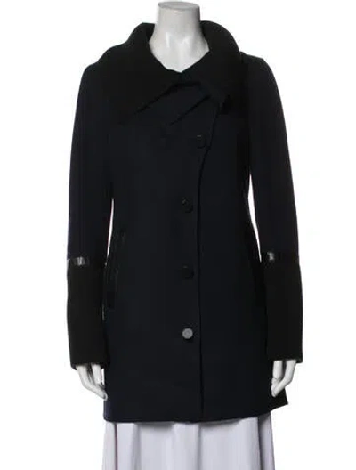 Pre-owned Mackage Wool Coat In Blue