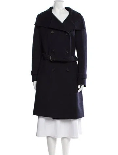 Pre-owned Mackage Wool Coat In Blue