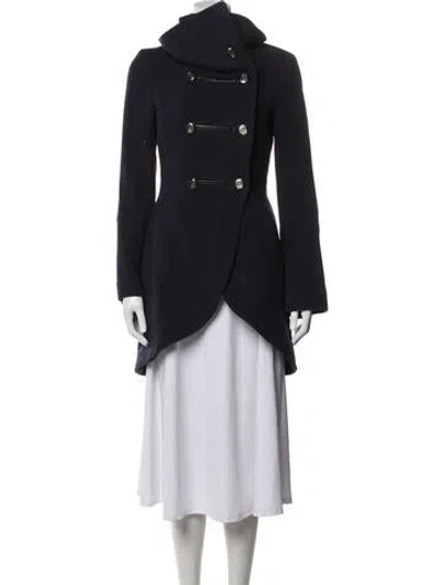 Pre-owned Mackage Wool Coat In Blue