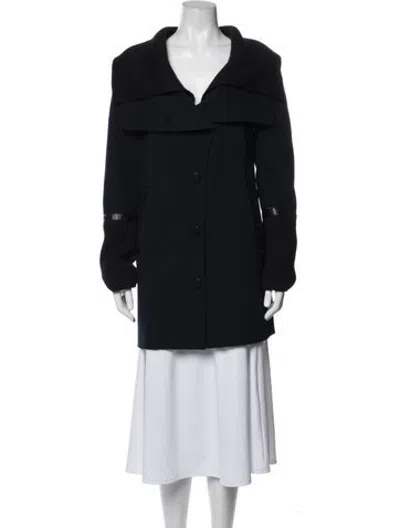 Pre-owned Mackage Wool Coat In Blue