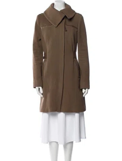 Pre-owned Mackage Wool Coat In Brown