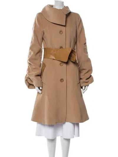 Pre-owned Mackage Wool Coat In Brown