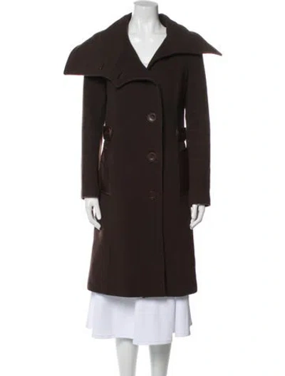 Pre-owned Mackage Wool Coat In Brown