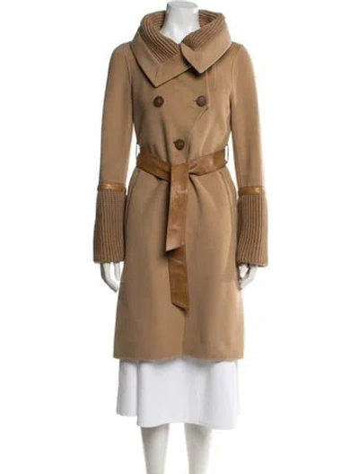 Pre-owned Mackage Wool Coat In Brown