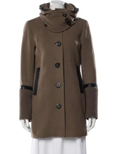 Pre-owned Mackage Wool Coat In Brown