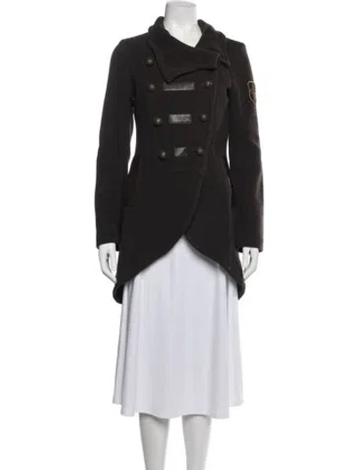 Pre-owned Mackage Wool Coat In Brown