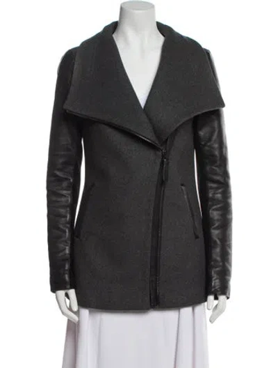 Pre-owned Mackage Wool Coat In Gray