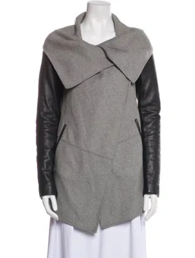 Pre-owned Mackage Wool Coat In Gray