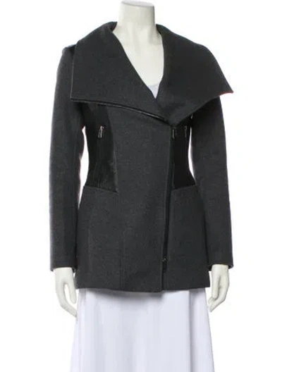 Pre-owned Mackage Wool Coat In Gray