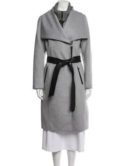 Pre-owned Mackage Wool Coat In Grey