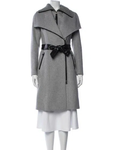 Pre-owned Mackage Wool Coat In Grey
