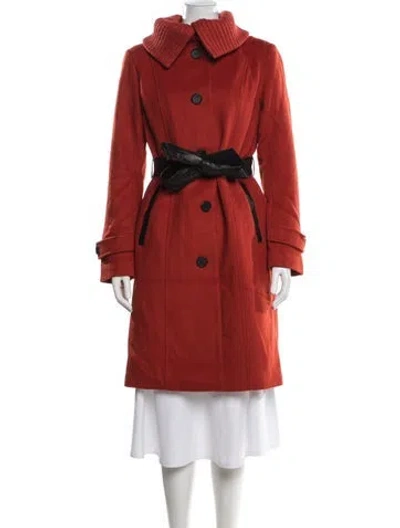 Pre-owned Mackage Wool Coat In Red