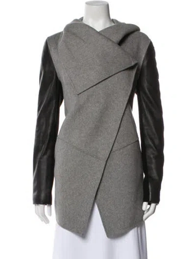 Pre-owned Mackage Wool Colorblock Pattern Jacket In Multi