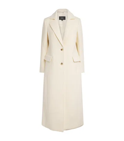 Mackage Wool Corazon Trench Coat In Neutral