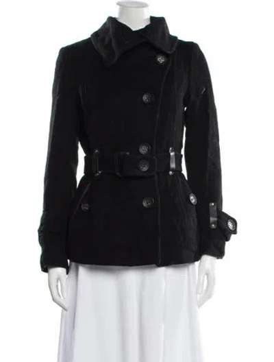 Pre-owned Mackage Wool Denim Jacket In Black