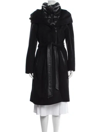 Pre-owned Mackage Wool Down Coat In Black
