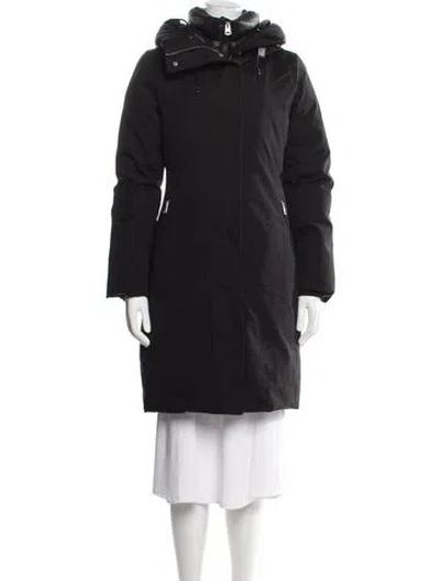 Pre-owned Mackage Wool Down Coat In Black
