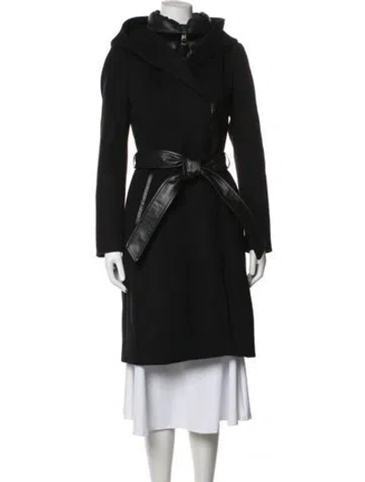 Pre-owned Mackage Wool Down Coat In Black