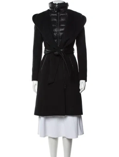 Pre-owned Mackage Wool Down Coat In Black