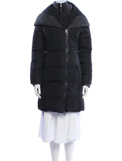 Pre-owned Mackage Wool Down Coat In Blue